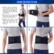 thumbnail image 4 of Cinturón de soporte lumbar para hombres y mujeres. Máximo soporte para la postura y la columna vertebral. Ajustable, transpirable y con tirantes extraíbles., 4 of 5