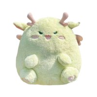 Magideal - Adorable Peluche Abrazable Almohada Acurrucarse Muñeca De Peluche 15,75 Pulgadas Decoración Del Hogar Dinosaurio Peluche Muñeca De Juguete Para Niñas Verde