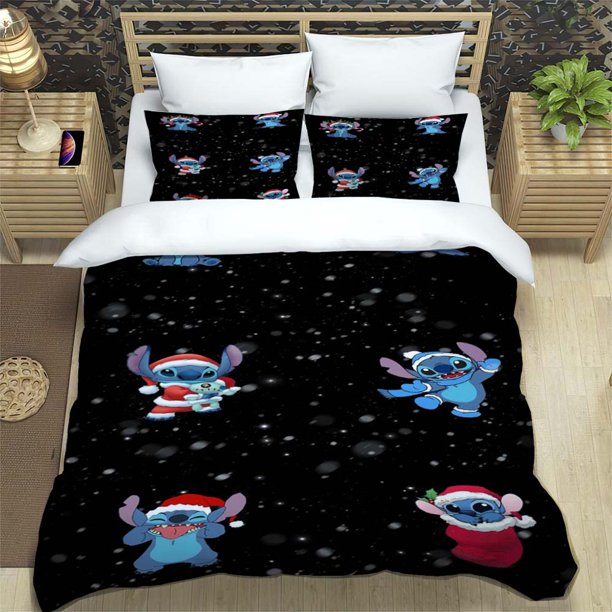 x2466 Bed SheetsStitch Pattern Bedding Sets Quilt Cover With Pillowcase Twin Full Bedclothes For Boys Girls Christmas Gift 3-Piece Bedding Set (1 Duvet Cover + 2 Pillow Shams) nj2466