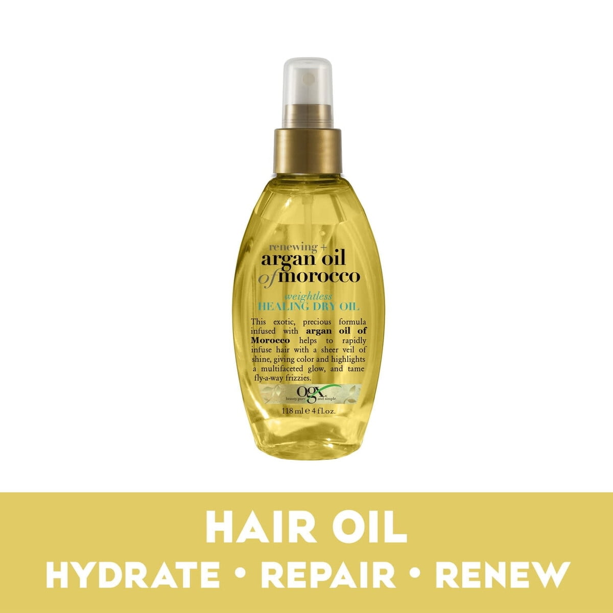 Spray Ogx Aceite Argan Morocco 118ml Hidratante Cabello