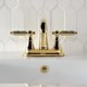 thumbnail image 3 of Grifo de baño Kingston Brass KS7612GL de 10 cm, acabado latón pulido, 3 of 5