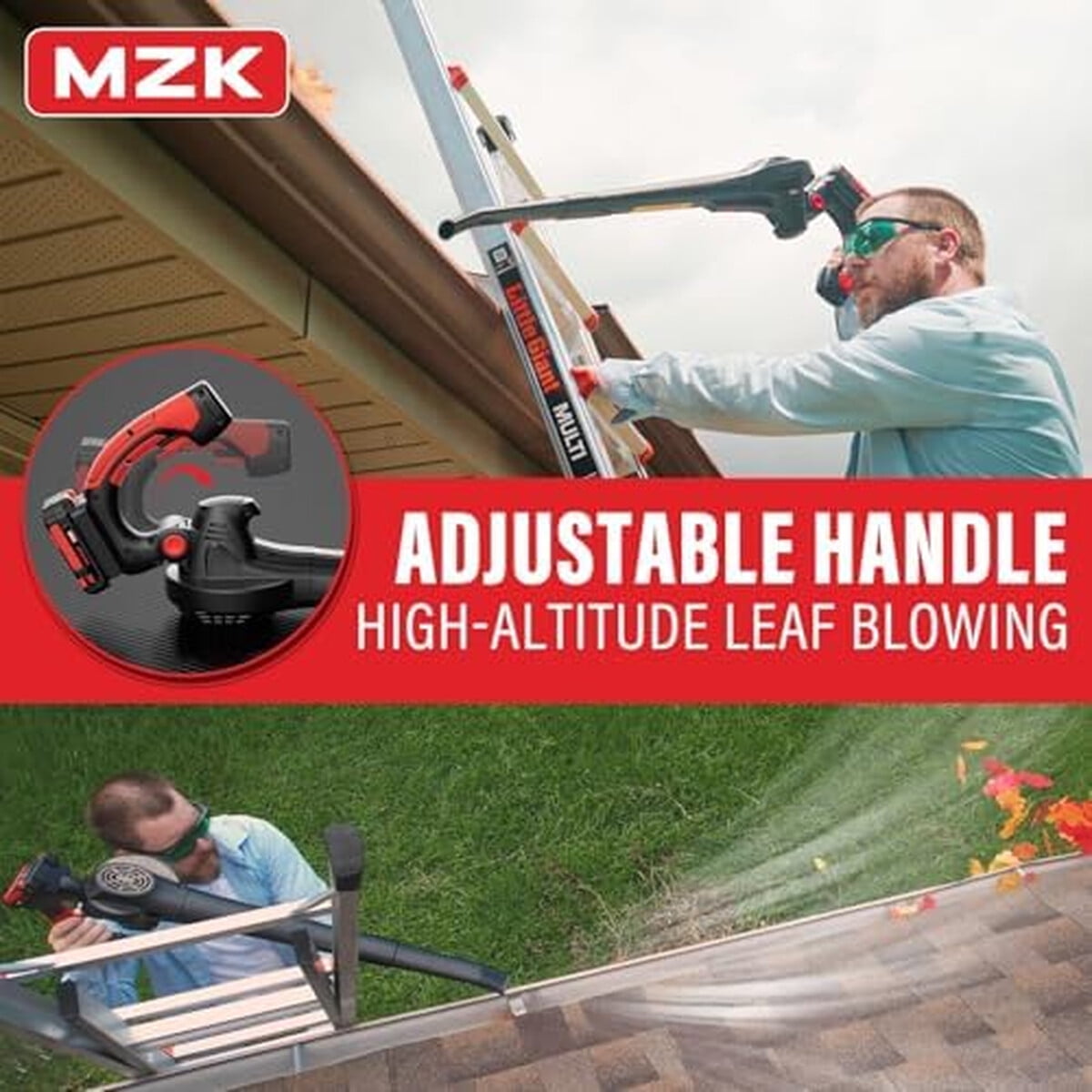 Soplador Inalámbrico Mzk 20v 130mph Liviano Et16132