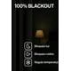 thumbnail image 4 of Cortina 100% Blackout de Tela Engomada 2 Paños negro, 4 of 5
