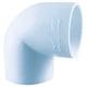 thumbnail image 1 of Tubo Charlotte de PVC con codo de 90 grados, 1.5 pulgadas, blanco, paquete de 25, 1 of 1
