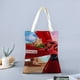 thumbnail image 2 of Where in the World Is Carmen Sandiego? Bolso de tela con estampado de lienzo para mujer, bolsa de compras reutilizable y estética, con cremallera interior, regalo para mujer, 35 × 40 cm., 2 of 6