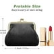 thumbnail image 3 of Billetera De Cuero Sintético Con Cerradura Diseño De Cerradura Metálica Material Pu Preferido Textura De Moda Compacta Y Portátil, 3 of 6