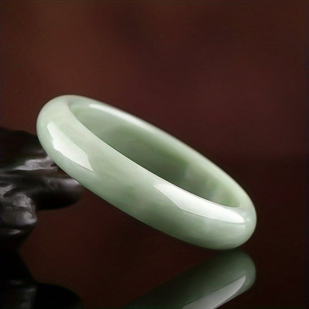 1pc Light Green Dark Green Jade Bracelet Gift Wedding Banquet Elegant Wear For Men And Women's Bracelets