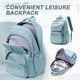 thumbnail image 1 of Water-Resistant School Backpack Nylon Casual Youth Lightweight Bags Adjust Strap Girls Bookbag Zipper Student Laptop Schoolbag, 1 of 3