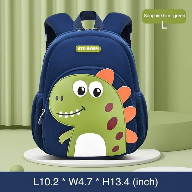 1pc Children's Schoolbag Boys And Girls Large, Medium And Small Classes Early Education Kindergarten Baby Entrance New Anti-lost Dinosaur Backpack For School Opens