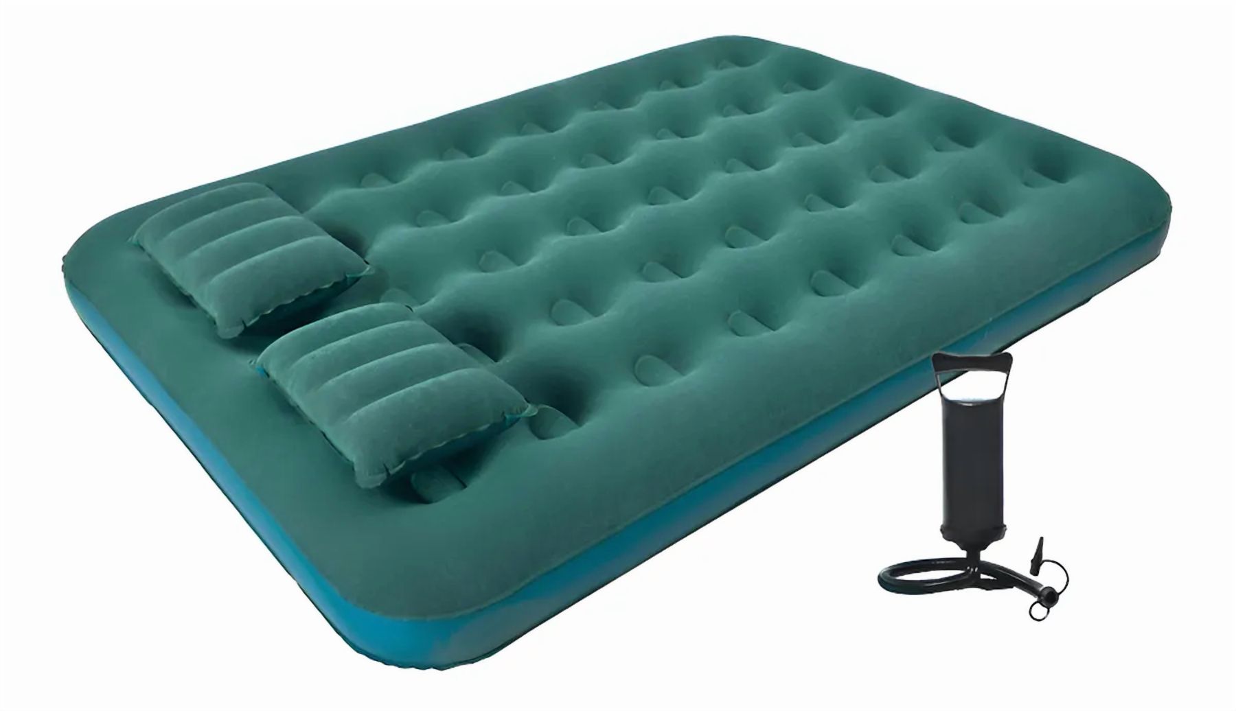 Genérico - Colchón Inflable Doble Klimber + Inflador + 2 Almohadas