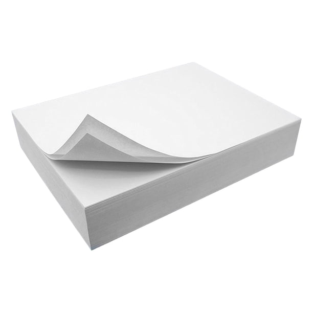 Papel de impresora Papel de inyección de tinta Espesar Papel de computadora Blanco brillante 500 hojas Papel de impresora multipropósito para imprimir 80g