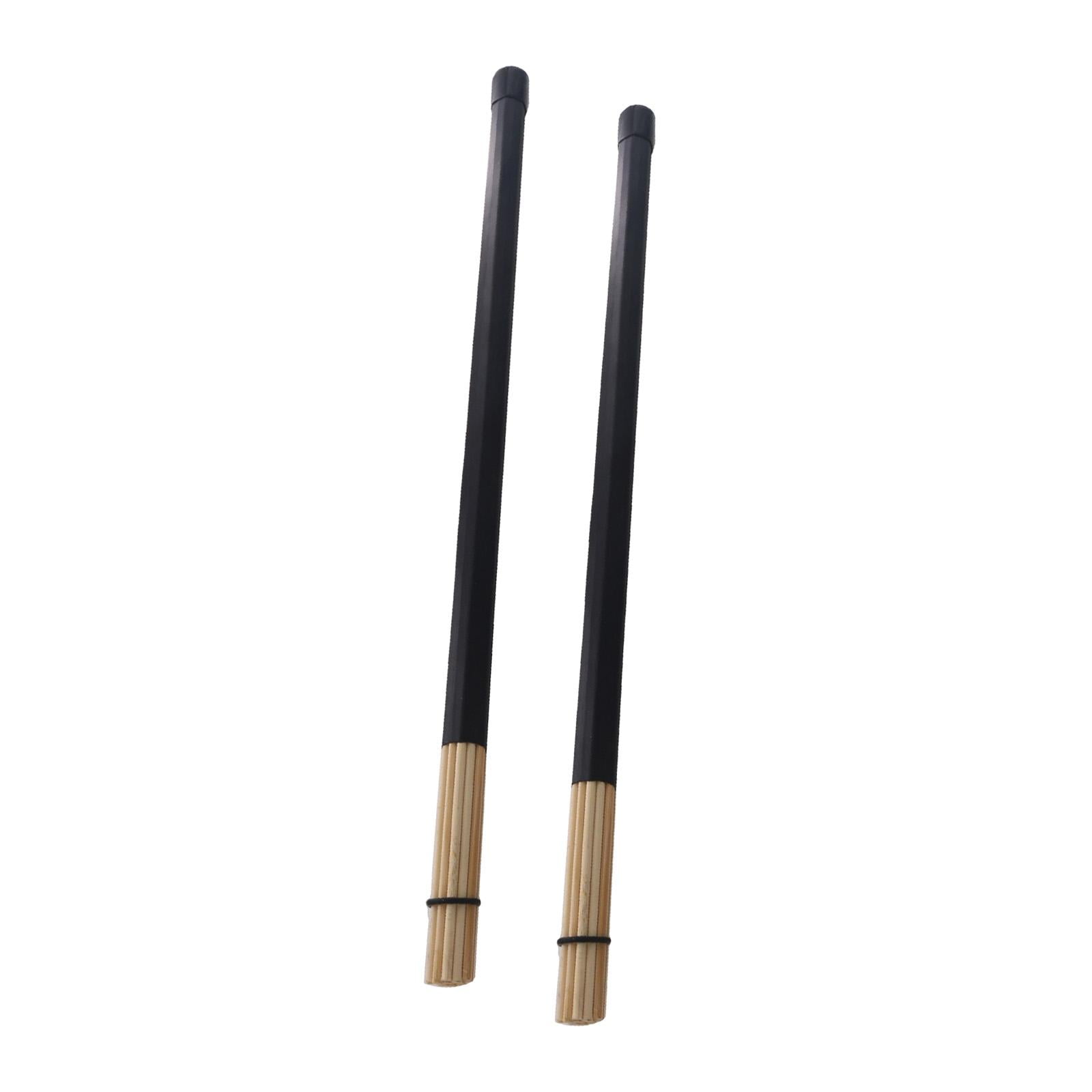 Bothyi - 2 Uds Varillas Baquetas De Mano Baquetas De Tambor Para Niños Principiantes Amantes Del Tambor Negro