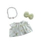 thumbnail image 3 of Conjunto De 3 Piezas De Ropa Para Muñecas En Miniatura, Vestidos Para Muñecas, Trajes Para Niños, Muñecos De Peluche De 17 Cm, Falda De Cereza, 3 of 3
