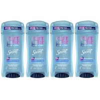 Desodorante Antitranspirante Secret Outlast, Gel Transparente, 75 Ml, 4 Unidades
