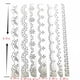 thumbnail image 2 of Matrices De Corte De Metal Con Borde De Encaje Floral, 2 of 8