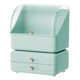 thumbnail image 1 of Organizador De Maquillaje De Escritorio Caddy Holder Organizadores De Cuidado De La Piel Para Cajón De Encimera Flip Green, 1 of 5