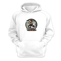 Genérico - Polerón Canguro Attack On Titan Blanco Talla L Unisex
