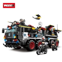 Juego De Bloques Armable Vehiculo Swat Woma 1585 Piezas