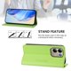 thumbnail image 3 of Funda Billetera con Soporte para Xiaomi Redmi 17 4G/5G Bloqueo RFID Plegable Verde claro, 3 of 6