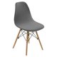 thumbnail image 5 of Funda Para Asiento De Silla Shell Sin Brazos Funda Para Salón Mid-Century Gris Oscuro, 5 of 5