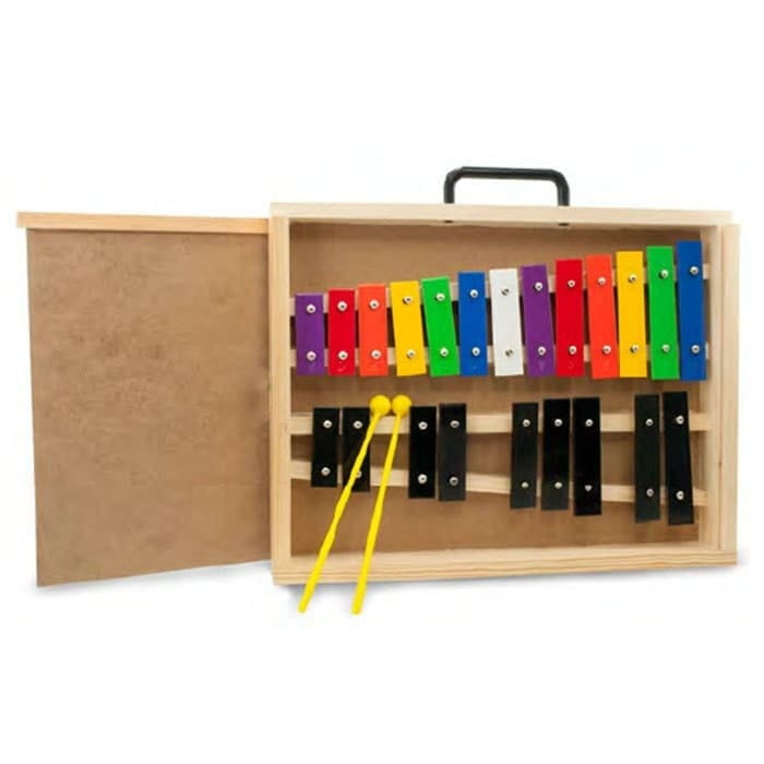 Alaguez - Metalófono 22 Notas Color Az-mt22c