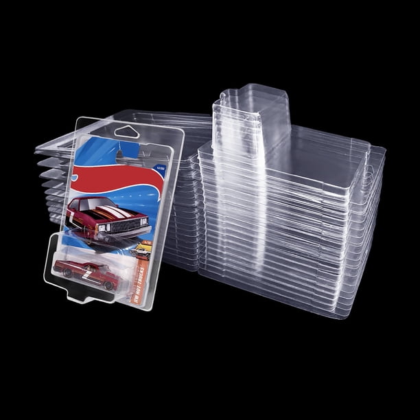 Estuche Expositor KASTUN Hot Wheels Paquete de 25 Unidades en PVC Resistente a Rayos UV
