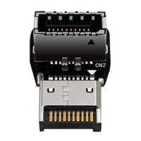 Magideal - Tipo E Usb 3.1 Encabezado Del Panel Frontal Codo De , Fácil De Usar, Pequeño Y Compacto Ahorre Espacio Para Placa Base, Pc, Accesorios , Estilo B