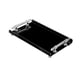 thumbnail image 4 of Bandeja Rectangular para Servir con Asas, Organizador de Encimera, Bandeja para Mesa de Café, Bandeja de Exhibición Decorativa para Bocadillos Y Fruto Negro S, 4 of 5