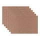 thumbnail image 1 of REGALWOVEN Juego de 6 Manteles Individuales de Poliéster para Decoración de Mesa de Comedor de Cocina Resistentes al Calor Manteles Individuales de Mesa Mat Café 18*12in, 1 of 6