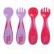 thumbnail image 1 of Pack 2 Set De Cubiertos Rosado Y Morado, 1 of 2