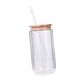 thumbnail image 3 of Vaso de vidrio con pajita 16 Oz Transparente, 3 of 3