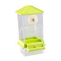 Ioensy - Comedero Para Pájaros Anti -Salpicaduras De Comedero De Loro Resistente Para Periquito Cockatiel Finch Verde