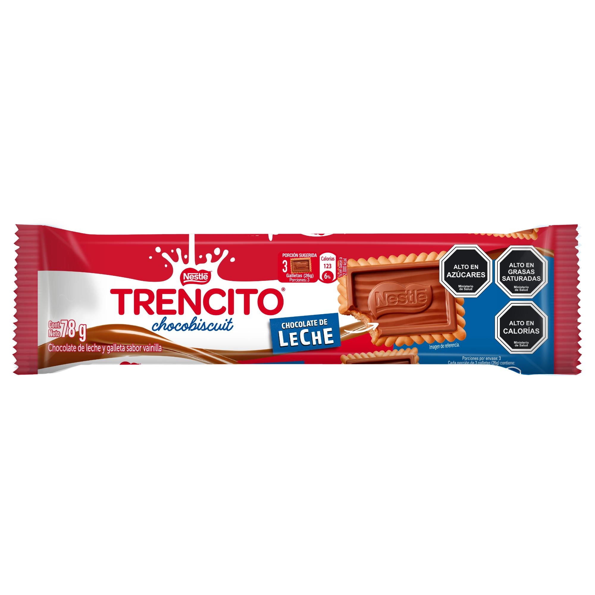 Galleta Bañada Choco Biscuit 78 g Trencito