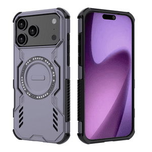 Funda Foxdock Para Iphone 17 Pro Max , Magnética, Resistente A Golpes, Con Soporte, Unisex, Carga Inalámbrica