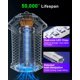 thumbnail image 4 of Trampa eléctrica para insectos WowCatch 4200V con LED, mata mosquitos para interior y exterior, 4 of 8