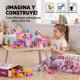 thumbnail image 3 of Bloques De Construcción Grandes 80 Piezas Para Niños Infantil rosa, 3 of 8
