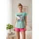 thumbnail image 1 of Pijama Mujer Hello Kitty verde M, 1 of 8