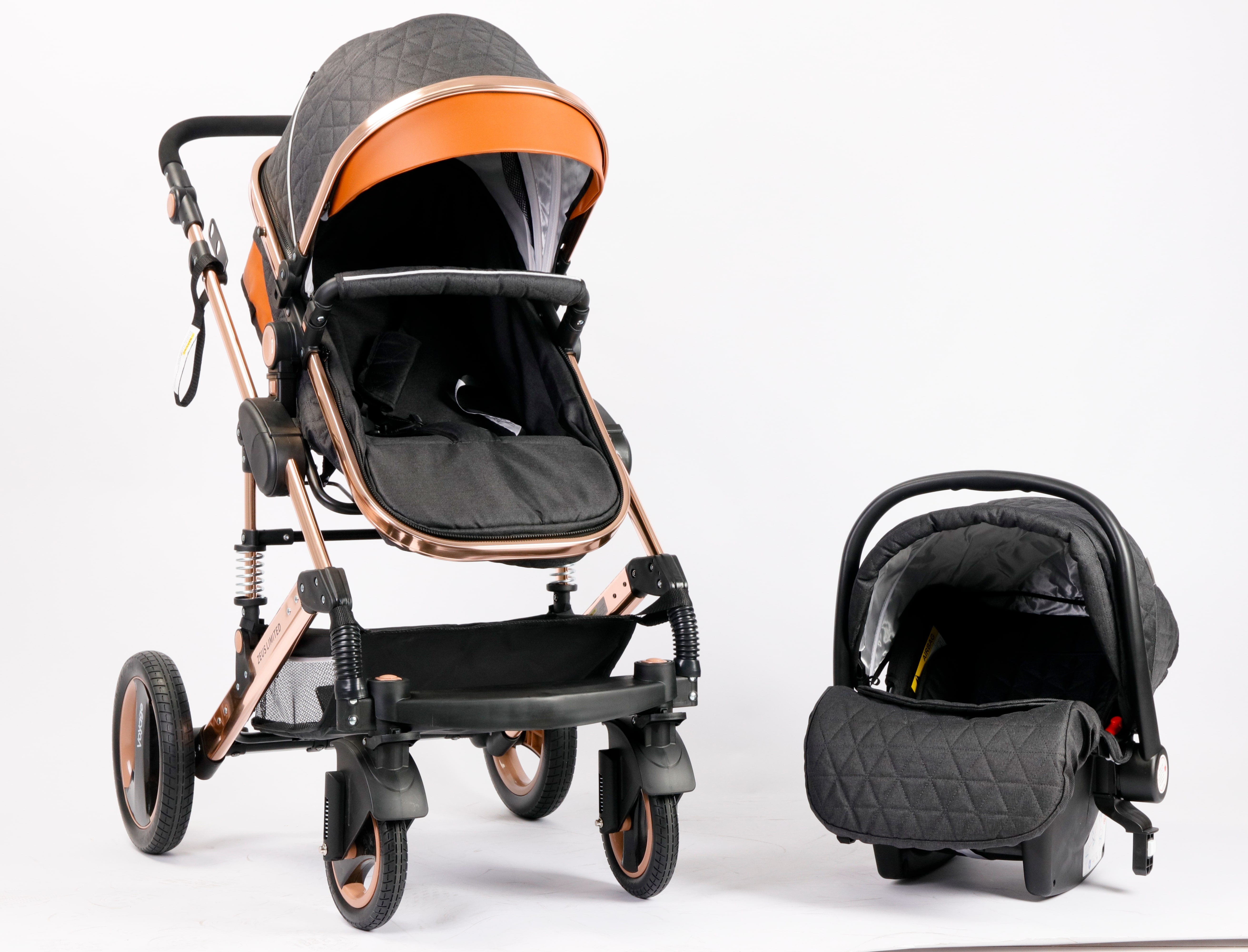 Voyage - Coche Zeus Limited Con Silla De Auto Modelo Exclusivo Black