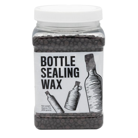 Cera selladora de botellas Blended Waxes, Inc., púrpura metalizada, 1 kg
