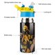 thumbnail image 3 of Bomberos Botella de Agua con Tapa Pop Top de Un Toque, Acero Inoxidable, a Prueba de Fugas, para Deportes, Botella Infantil azul 12 oz, 3 of 6