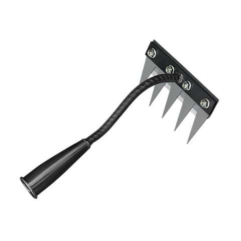 Magideal - Herramienta De Agua De Jardín Herramienta De Remover Herramienta De Servicio Pesado Manejo Ergonómico Herramienta De Extracción De Malezas Para Remojo 5 Dientes