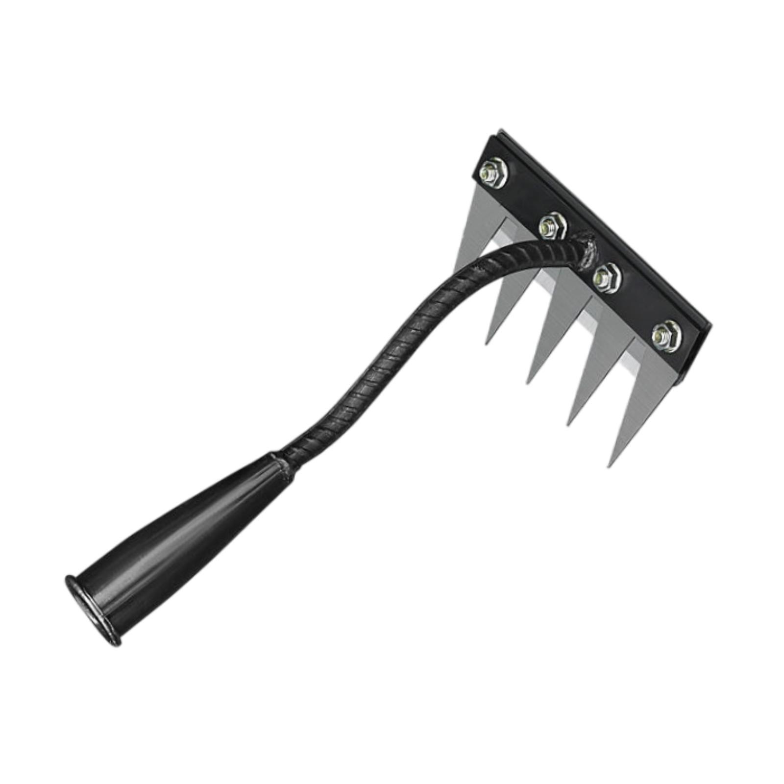 Magideal - Herramienta De Agua De Jardín Herramienta De Remover Herramienta De Servicio Pesado Manejo Ergonómico Herramienta De Extracción De Malezas Para Remojo 5 Dientes