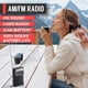 thumbnail image 1 of | de radio portátil PowerBear AM / FM, 2AA funciona con batería con recepción de largo alcance para uso en interiores, exteriores y de emergencia | Radio con altavoz y conector para auriculares (negro, 1 of 2