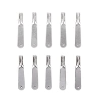 Magideal - 10 Uds. Kit De Montaje De Varilla De Tracción De Metal, Pieza De Repuesto Resistente, Hebilla De Posicionamiento De Varilla De Tracción Para Avión Rc, M2