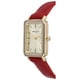 thumbnail image 3 of Reloj Anne Klein AK/3702 para mujer con correa roja de piel sintética, 3 of 6