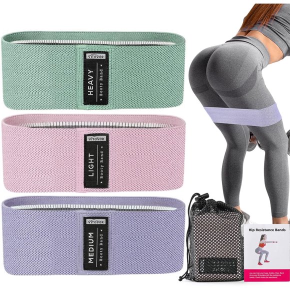 Set de bandas de resistencia Booty Bands para ejercicio