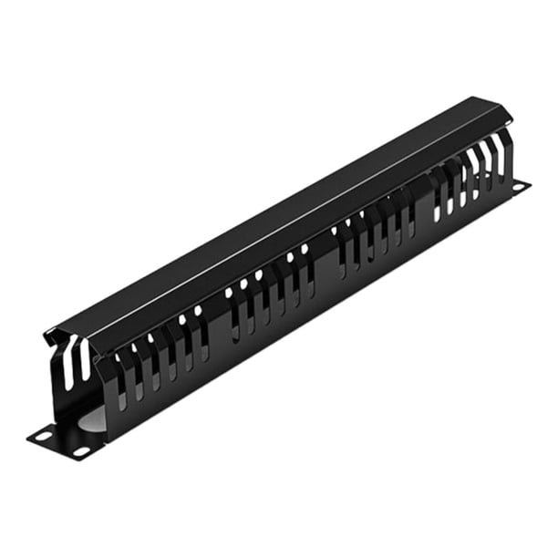 Organizador de cables en rack para servidor de cables Soporte de enchufe de escritorio de metal Estante de almacenamiento de cables horizontal Bandeja