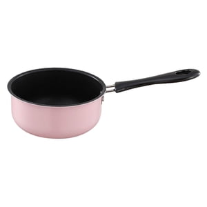 Bothyi - Cacerola Pequeña, Mini Olla Para Sopa, Utensilios De Cocina Con Mango Largo Para Cocina De Viaje Rv, Color Rosa