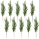 thumbnail image 1 of 10 ramas de ciprés artificiales, tallo falso largo de 16,5 pulgadas, ramitas de cedro, púas de pino de vegetación falsa para guirnaldas de bricolaje, decoración navideña y de jardín, color verde, 1 of 7