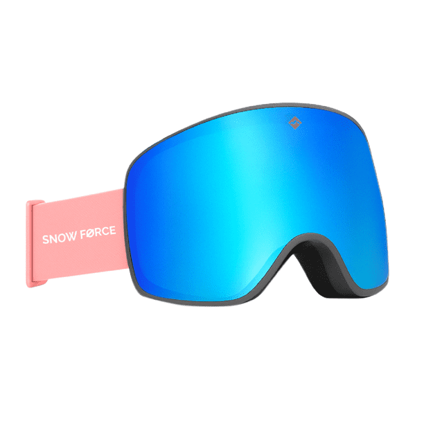 Antiparras Magnéticas Ski & Snowboard North Pole / Azul - Gris - Rosa